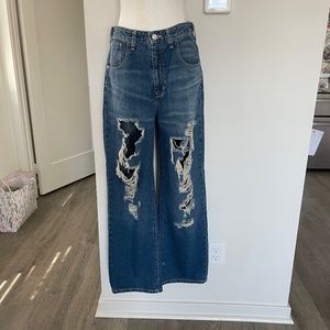 Pilcro Super Distressed Denim